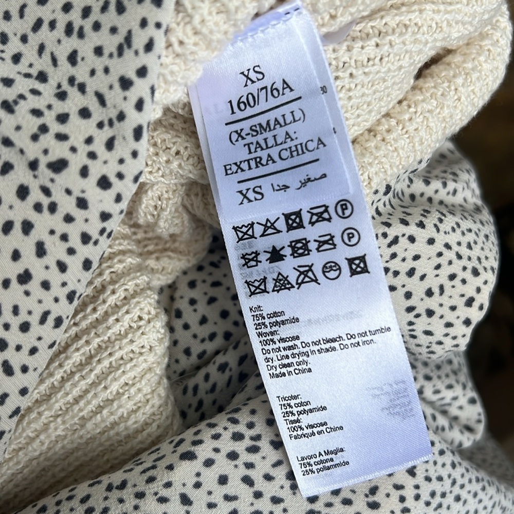 AllSaints Cream Ribbed Knit Sweater - Picture 5 of 6